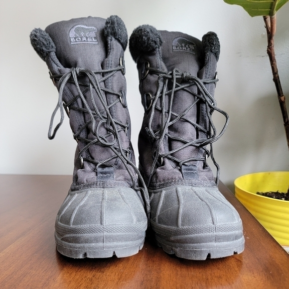 Sorel Cumberland black snow winter waterproof boots size 10 black - Picture 8 of 9
